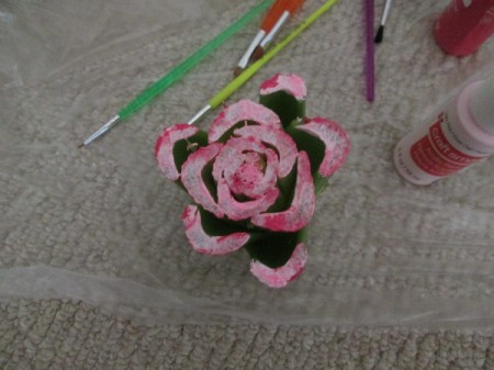 Printing Roses Using Celery Stalks