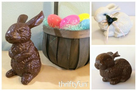 Making Faux Chocolate Bunnies