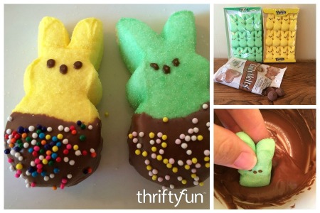 Making Chocolate Dipped Peeps