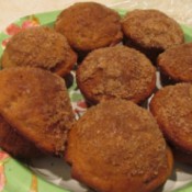 Banana-Cinnamon Muffins with Crumb Topping