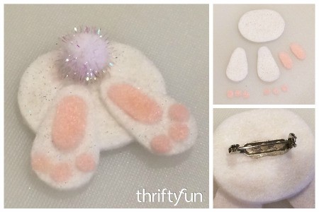 Making a Felt Bunny Bottom Pin