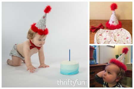 Making a 1st Birthday Hat and Diaper Cover