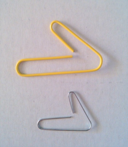 Paper Clip Mini Hangers for Barbie Clothes