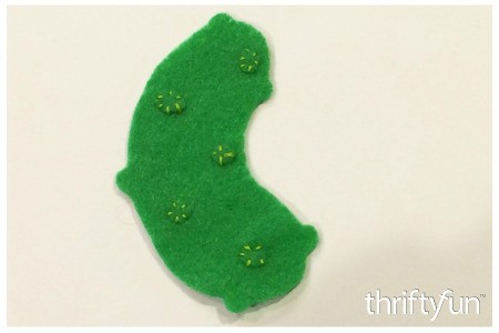 Making a Felt Pickle Ornament