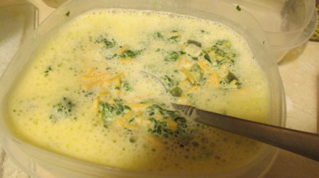 Spinach and Cheddar Quiche