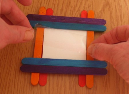 you can also tape the picture in place