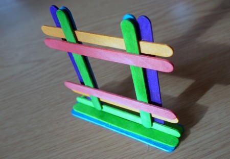 Making a Popsicle Stick Picture Frame | ThriftyFun