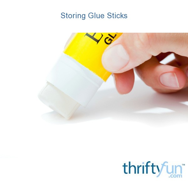 Storing Glue Sticks | ThriftyFun