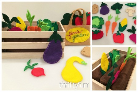 Making a Felt Veggie Garden