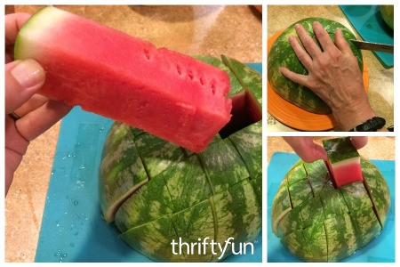 Cutting Watermelon Sticks