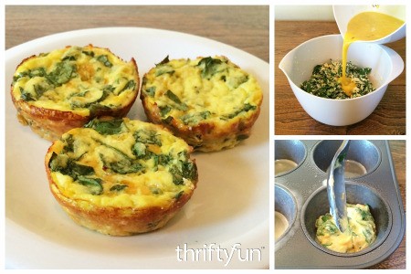 Muffin Tin Spinach Frittatas