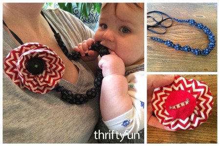 Making a Fabric Teething Necklace