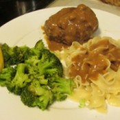 Homemade Salisbury Steak Dinner