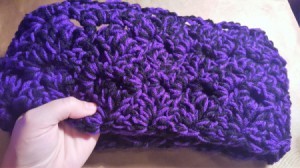 Cozy Fan Stitch Crochet Infinity Scarf