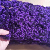 Cozy Fan Stitch Crochet Infinity Scarf