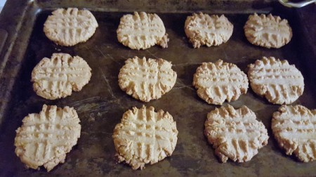 Flourless Peanut Butter Cookies