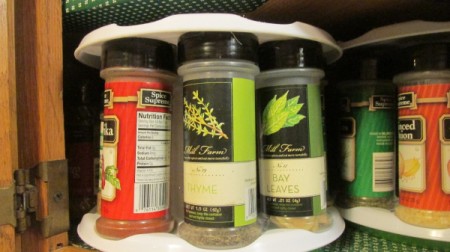 Bottle Carousels for Organizing Spices