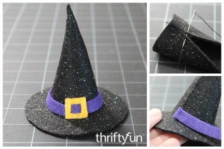 Making a Mini Felt Witch Hat