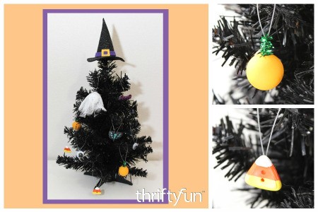 Making Mini Halloween Tree Ornaments