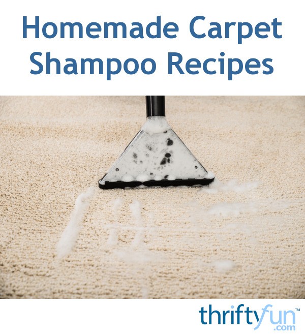 What Is The Best Homemade Carpet Shampoo