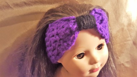 American Girl Crochet Bowband