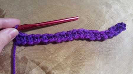 Child's Scrap Yarn Crochet Infinity Scarf