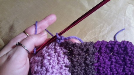 Child's Scrap Yarn Crochet Infinity Scarf