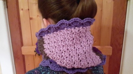 Child's Scrap Yarn Crochet Infinity Scarf