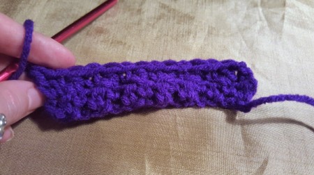 Purple Passion Crochet Fingerless Gloves