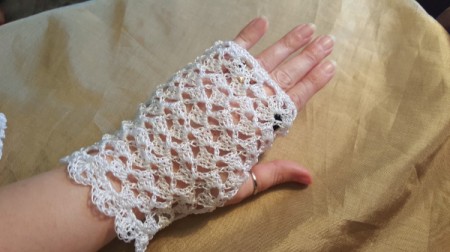 Old Fashioned Lace Gloves