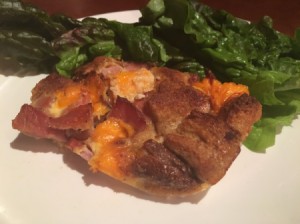 Ham and Cheese Fondue Bake