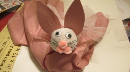 Handmade Sock Easter Bunny