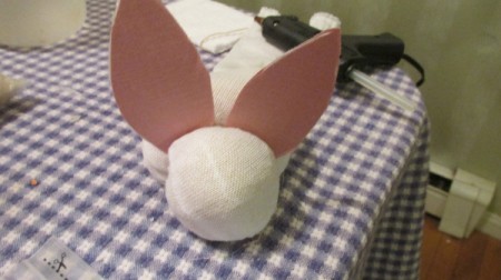 Handmade Sock Easter Bunny