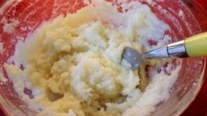 Mash Potato With A Sieve