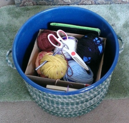 Making a Foot Stool from a Kitchen Pot