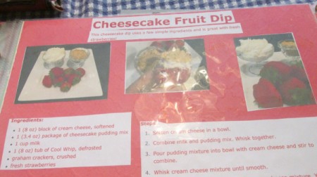 A scrapbook of recipes.