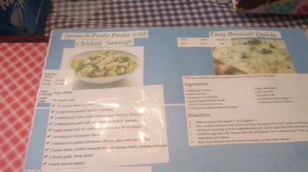 A scrapbook of recipes.