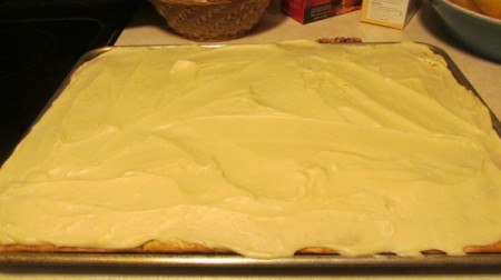 Frosted Banana Bread Squares