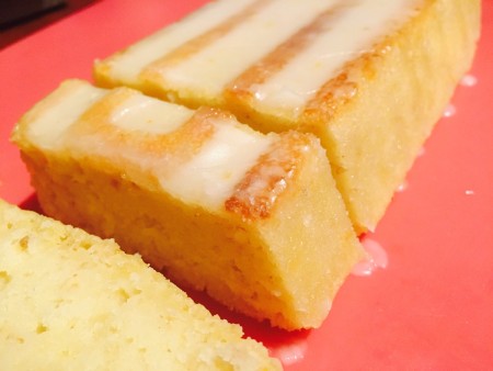 A loaf of citrus pound cake.
