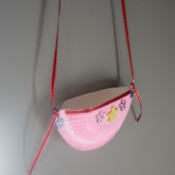 Child's Paper Plate Shoulder Bag