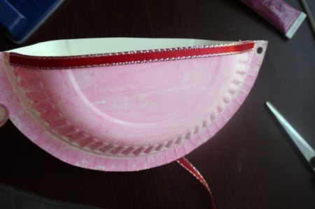 Child's Paper Plate Shoulder Bag
