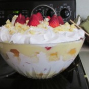 Strawberry-Peach Trifle