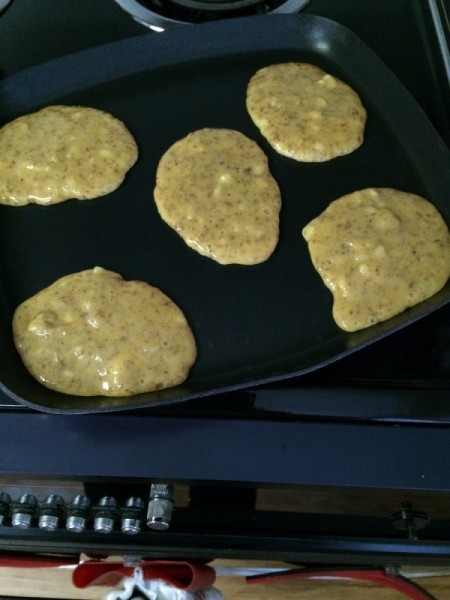 Banana and Almond Butter Pancakes