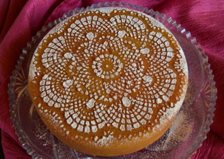 Rose and Vanilla Marble Cake