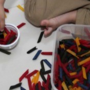 Dyed Pasta (Preschool Activity)