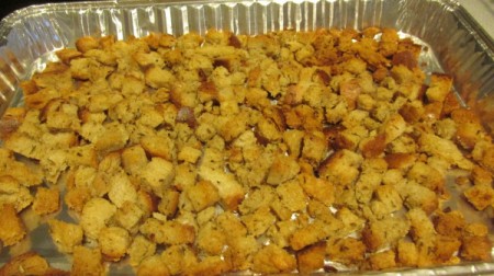 Best Homemade Croutons - finished croutons