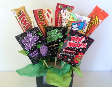 VHS Tape Candy Bouquet
