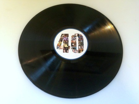 Signed Record Party Keepsake