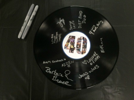 Signed Record Party Keepsake