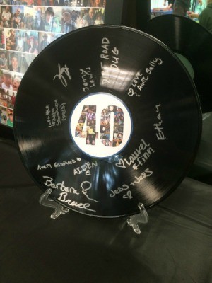 Signed Record Party Keepsake